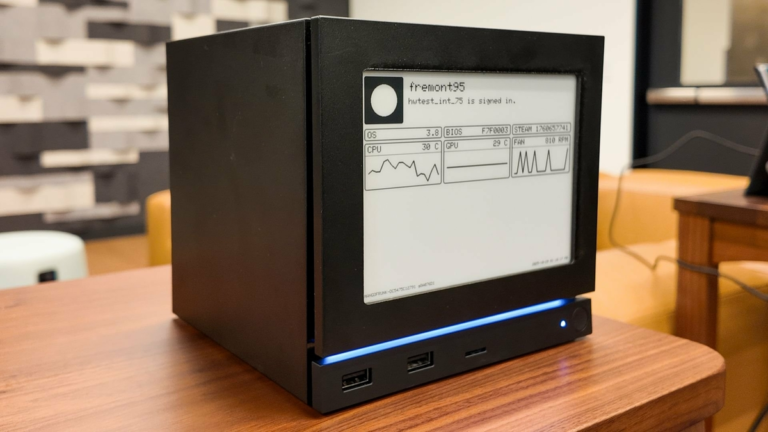 L’écran E-Ink pour la Steam Machine arrive enfin, mais pas grâce à Valve